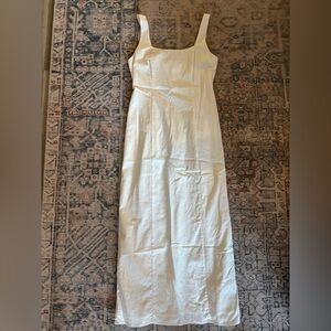 Abercrombie & Fitch White Maxi Dress